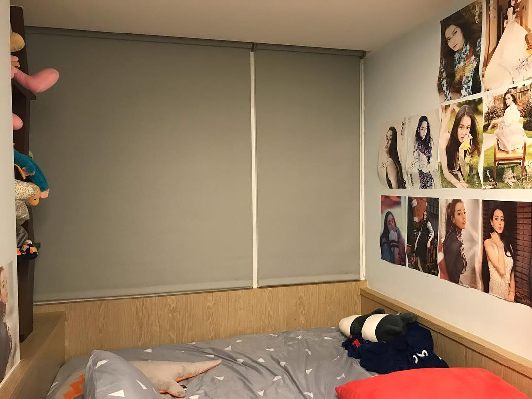 主臥室遮光窗材應用